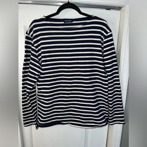 Saint James Boat Neck Striped Shirt